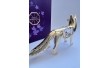 Фигурка с камнями Swarovski Лиса 9х6 см 1601899