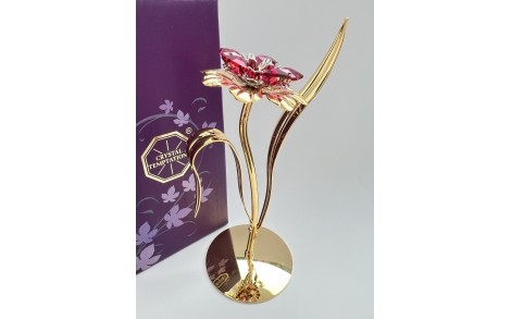 Фигурка со стразами Swarovski Цветок 14,5 см 160449
