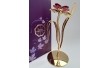 Фигурка со стразами Swarovski Цветок 14,5 см 160449