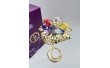Фигурка со стразами Swarovski Цветок 10,5 см 160260