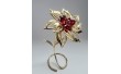 Фигурка со стразами Swarovski Цветок 16 см 1602769