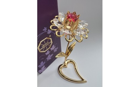 Фигурка со стразами Swarovski Цветок 13 см 1601811
