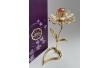 Фигурка со стразами Swarovski Цветок 13 см 1601811