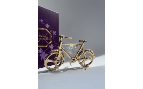 Фигурка с камнями Swarovski Велосипед 7х4,5 см 1601907