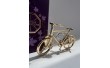 Фигурка с камнями Swarovski Велосипед 7х4,5 см 1601907