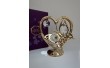 Фігурка з камінням Swarovski Серце з Метеликом 9 см 160824