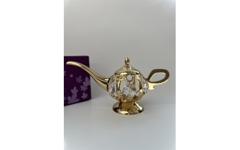 Фигурка с камнями Swarovski Лампа Алладина 13х6 см 160637