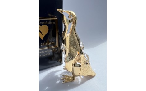 Фігурка з камінням Swarovski Пінгвін 7,5 см 160664