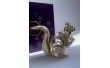 Фигурка с камнями Swarovski Белка с орешком 6 см 1601874