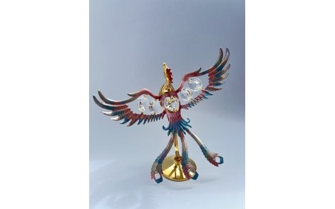 Фигурка с камнями Swarovski Птица Феликс 11х15 см 160486