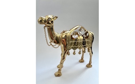 Фигурка с камнями Swarovski Верблюд 14х14 см 1601566