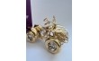 Фигурка с камнями Swarovski Квадроцикл 10х7 см 160428