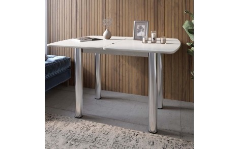 Обідній стіл розкладний LION Нота Бетон Style 60x90/90x120 (LION-041277)