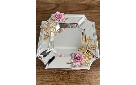 Пепельница Swarovski Розы 16х16х5 см 11602775