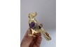 Фигурка с камнями Swarovski Попугай 7 см 160248
