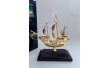 Фигурка с камнями Swarovski Парусник на подставке 10х9 см 160295