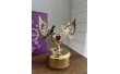 Фигурка музикальная с камнями Swarovski Голуби  8,5 см 160290