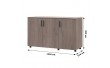 Комод Doros Торн Сосна Натти 3 ДСП 135х51.6х80 (DRS-012102)