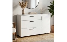 Комод Doros Торн Білий 3Ш/1Д 135х51.6х80 (DRS-012104)