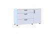Комод Doros Торн Білий 3Ш/1Д 135х51.6х80 (DRS-012104)