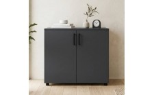 Комод Doros Торн Антрацит 2 ДСП 90х51.6х80 (DRS-012086)