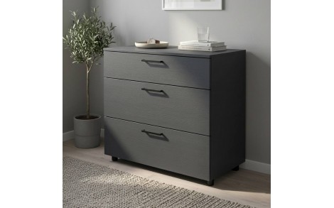 Комод Doros Торн Антрацит 3Ш 90х51.6х80 (DRS-012092)