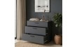 Комод Doros Торн Антрацит 3Ш 90х51.6х80 (DRS-012092)