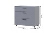Комод Doros Торн Кашемір 3Ш 90х51.6х80 (DRS-012094)