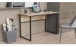 Комп'ютерний стіл Ferrum-decor Коді 75x140x60 чорний ДСП Дуб Сан-Марино 16мм (FRD-103754)