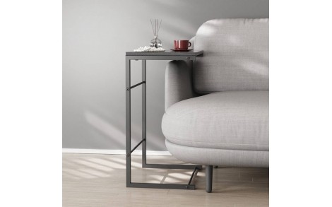 Столик Терри Ferrum-decor 650x440x330 Черный металл ДСП Сосна Кембра 16 мм (FRD-104650)
