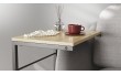 Столик приставной Терри Ferrum-decor 650x440x330 Черный металл ДСП Дуб Сонома 16 мм (FRD-104651)