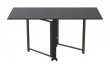 Стол-книжка трансформер Орион 2 Ferrum-decor 750x1520x730 Черный металл ДСП Сосна Кембра 16 мм (FRD-104585)