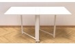 Стіл-книга трансформер Оріон 2 Ferrum-decor 750x1520x730 Білий метал ДСП Біле 16 мм (FRD-104590)