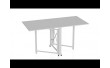 Стіл-книга трансформер Оріон 2 Ferrum-decor 750x1520x730 Білий метал ДСП Біле 16 мм (FRD-104590)