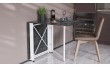 Стол-книжка трансформер Орион 2 Ferrum-decor 750x1520x730 Белый металл ДСП Сосна Кембра 16 мм (FRD-104592)