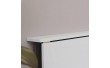 Стіл розкладний Моріс Ferrum-decor 750x1000x600 Чорний метал ДСП Біле 16 мм (FRD-104669)