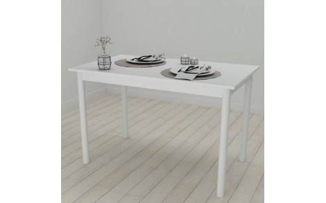 Стол кухонный Ferrum-decor Бенита 75x120x60 Белый ДСП Белое 16мм (FRD-106266)