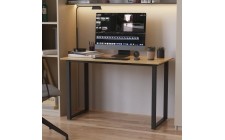 Стіл письмовий Кнап 2 Ferrum-decor 750x1200x600 Чорний метал ДСП Дуб Артізан 16 мм (FRD-106399)