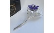Фигурка со стразами Swarovski Цветок 11 см 1601924