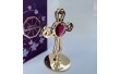 Фигурка с камнями Swarovski Крест 6,5 см 160278