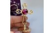 Фигурка с камнями Swarovski Крест 6,5 см 160278