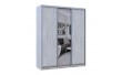 Шафа-купе Doros City Light Сосна Натті 2 ДСП / 1 дзеркало 225х60х225 (DRS-011973)