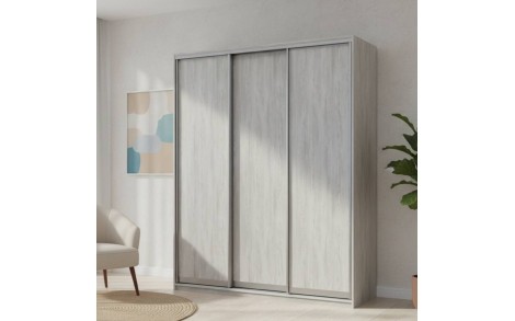 Шафа-купе Doros City Light Сосна Натті 3 ДСП 225х60х225 (DRS-011975)