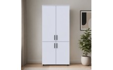 Шафа для одягу Doros Торн Білий 2 ДСП (полиці) 90х51.6х200 (DRS-012018)