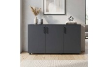 Комод Doros Торн Антрацит 3 ДСП 135х51.6х80 (DRS-012097)