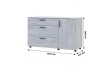 Комод Doros Торн Кашемир 3Ш/1Д 135х51.6х80 (DRS-012105)