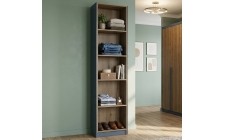 Етажерка до шафи Doros Дейл Антрацит/Дуб Евок 52х28х220 (41516267) (DRS-012174)