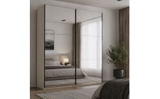 Шафа купе Doros G-Caiser Кашемір 2 Дзеркала 3 частини 180х60х240 (42005324) (DRS-012240)
