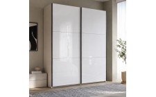 Шафа купе Doros G-Caiser Кашемір/Білий 2 Скла 3 частини 180х60х240 (42005325) (DRS-012241)