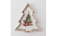 Блюдо керамическое Елка 21х19 см 16048-006